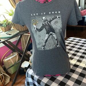 Port and Company Gray Graphic Tee - Short Sleeve